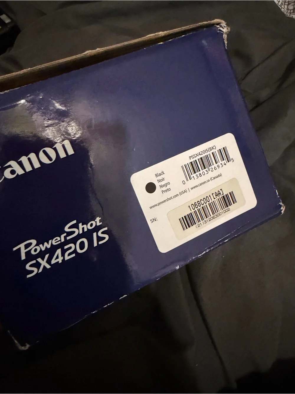 Canon PowerShot SX420 IS - Black and Blue Packaging